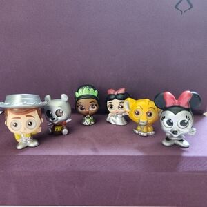 Doorables Series 10 Special Edition Woody, Pooh, Tiana, SnowWhite, Simba &Minnie